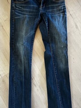 CAbi Women's Dark Blue Bootcut Jeans. Style 513.